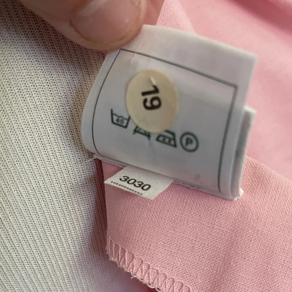 Vintage Laura Ashley Pink Puff Sleeve Prairie Dress size 12 - Picture 10 of 10